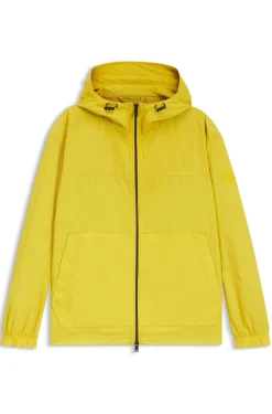 Wasserabweisender Regular-Fit Windbreaker aus softem Gewebe