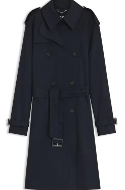 Wasserabweisender Trenchcoat mit Gürtel