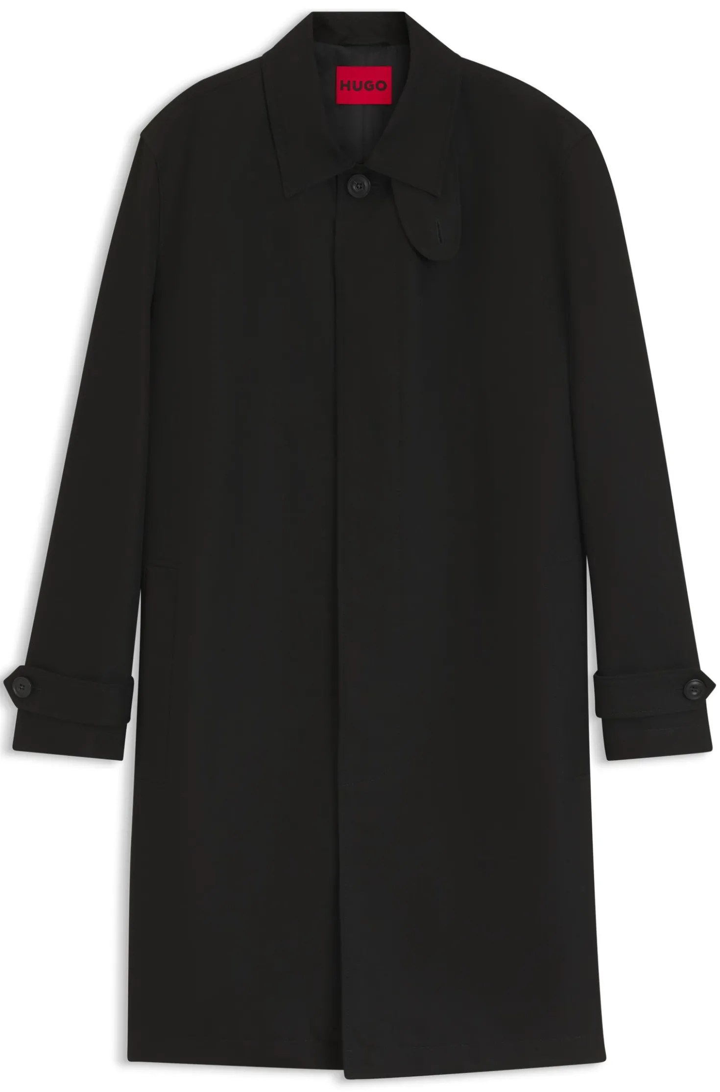 Wasserabweisender Twill-Mantel aus Baumwoll-Mix