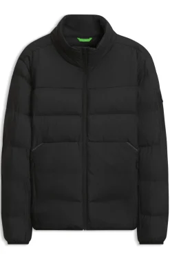 Wasserabweisende Steppjacke mit Reißverschlusstasche am Ärmel