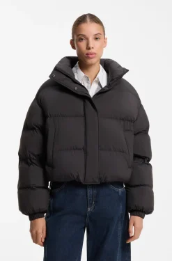 Wasserabweisende Steppjacke mit Stehkragen