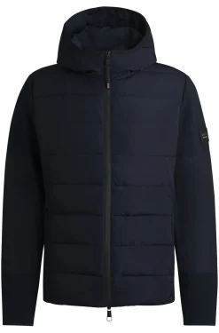 Wasserabweisende, wattierte Reitsport-Hybrid-Jacke