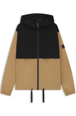 Wasserdichte Reitsport-Regenjacke mit Double-B-Monogrammen
