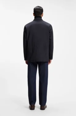Wattierte Jacke aus angerautem funktionellem Gewebe