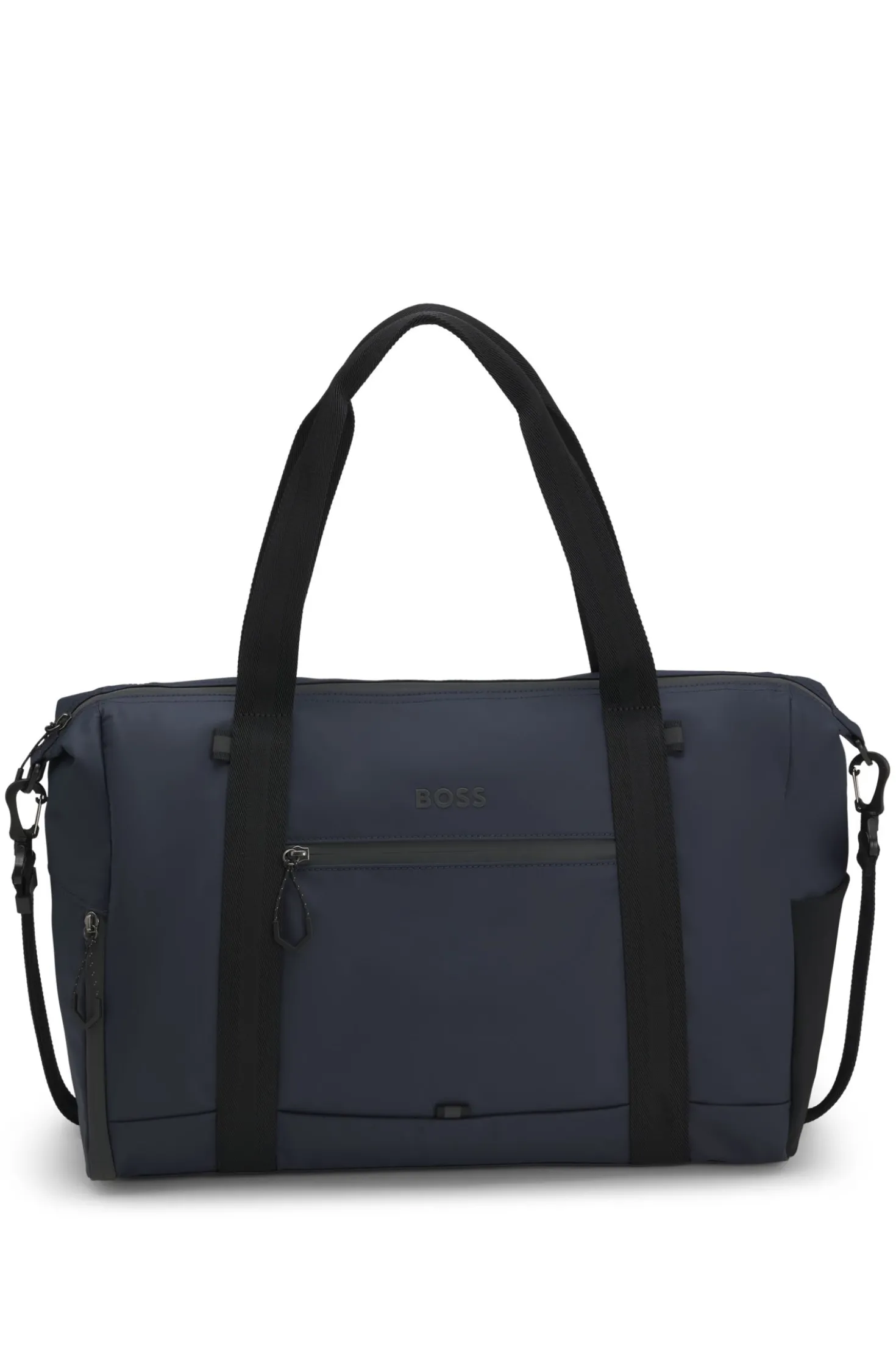 Weekender aus Kunstleder mit reflektierenden Details