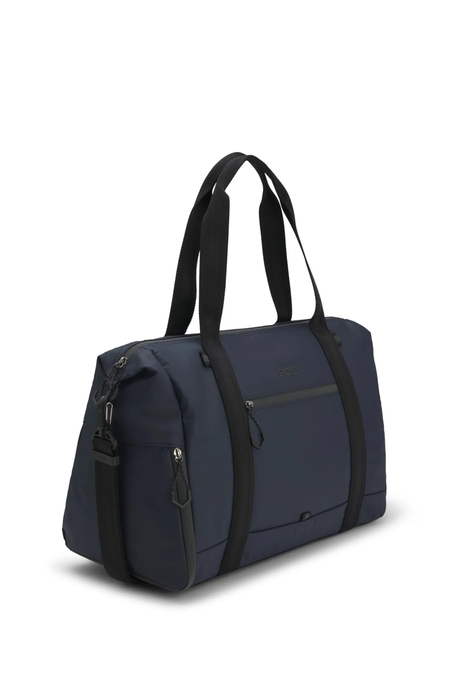 Weekender aus Kunstleder mit reflektierenden Details