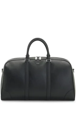 Weekender mit Beschlägen in Silber-Optik