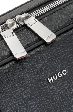 Weekender mit Beschlägen in Silber-Optik