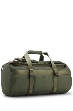 Weekender mit Rucksackriemen und Logo-Schriftzug