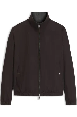 Wendbare Jacke im Blouson-Stil aus wasserabweisendem Gewebe