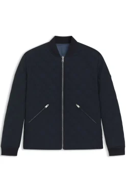 Wendbare Jacke mit Absteppungen und wasserabweisendem Finish