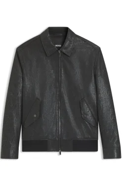 Year of the Horse Lederjacke mit lasergraviertem Artwork