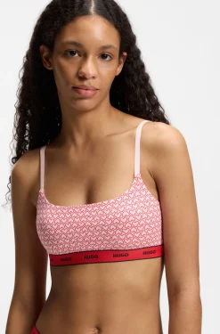 Zweierpack Bralettes aus Stretch-Baumwolle