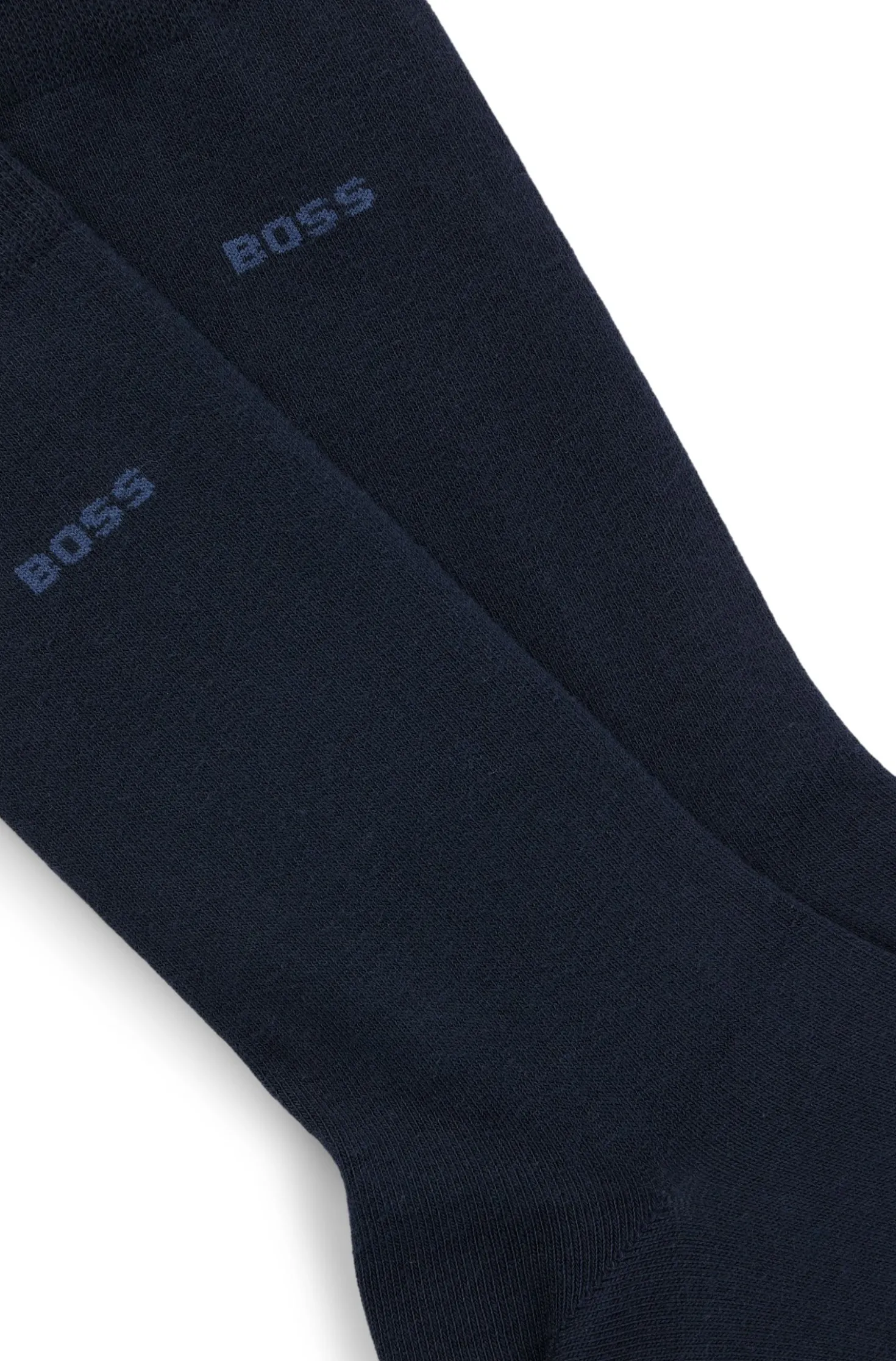 Zweierpack Business-Socken aus softer, kompakter Baumwolle