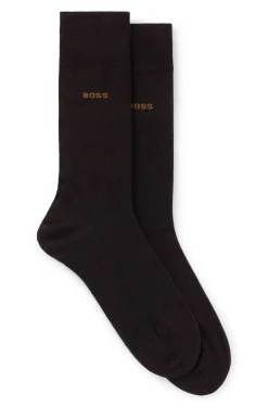 Zweierpack Business-Socken aus softer, kompakter Baumwolle