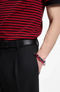 Zweierpack Kordel-Armbänder mit Logo-Schmuckteilen