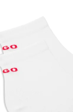 Zweierpack kurze Socken aus Baumwoll-Mix