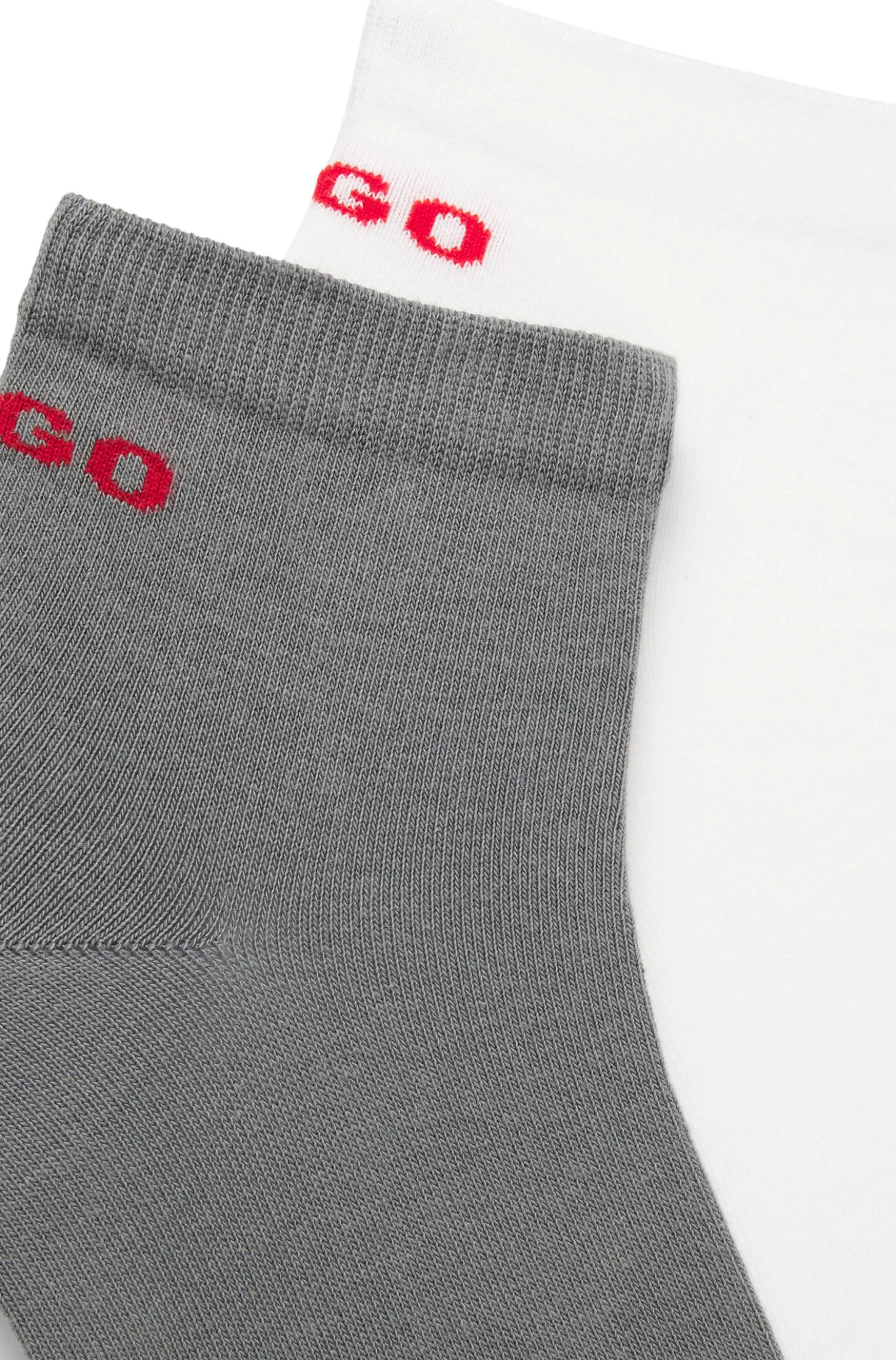 Zweierpack kurze Socken aus Baumwoll-Mix