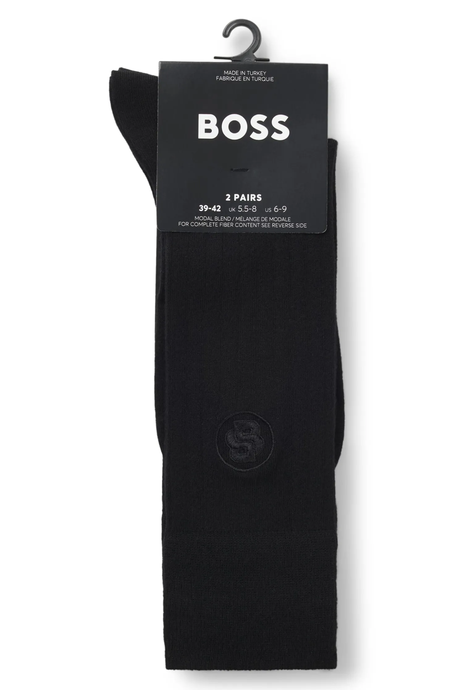 Zweierpack mittelhohe Socken aus Modal-Mix