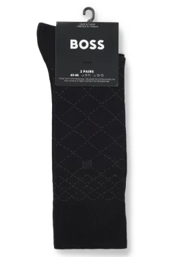 Zweierpack mittelhohe Socken aus Baumwoll-Mix