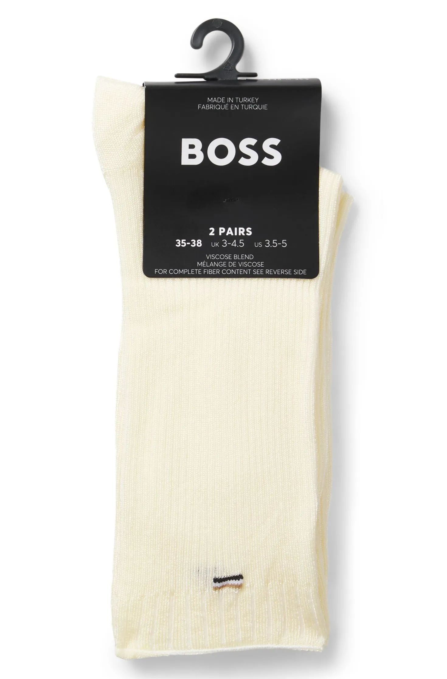 Zweierpack mittelhohe Socken mit Logo-Details