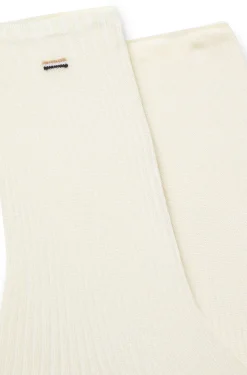 Zweierpack mittelhohe Socken mit Logo-Details