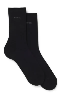 Zweierpack mittelhohe Socken mit Bambus