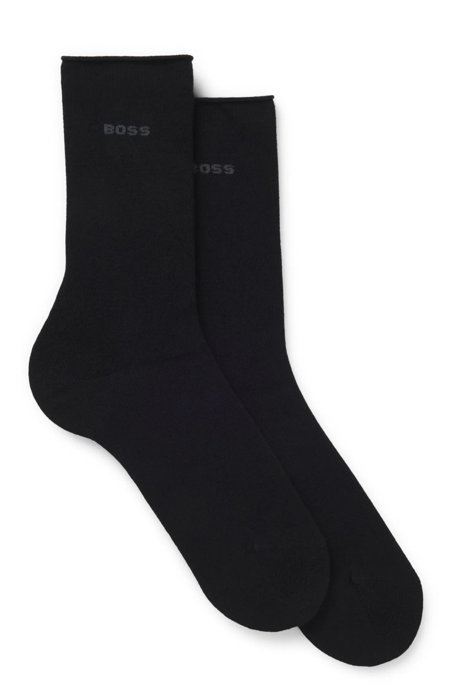 Zweierpack mittelhohe Socken mit Bambus