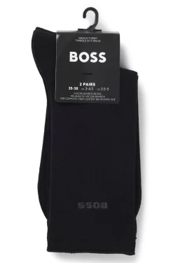 Zweierpack mittelhohe Socken mit Bambus