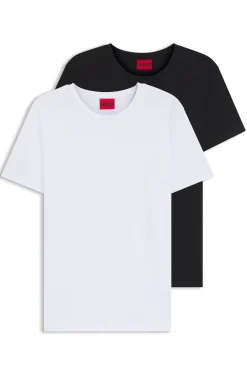 Zweierpack Slim-Fit T-Shirts aus Stretch-Baumwolle