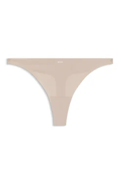 Zweifarbiger String aus Stretch-Jersey