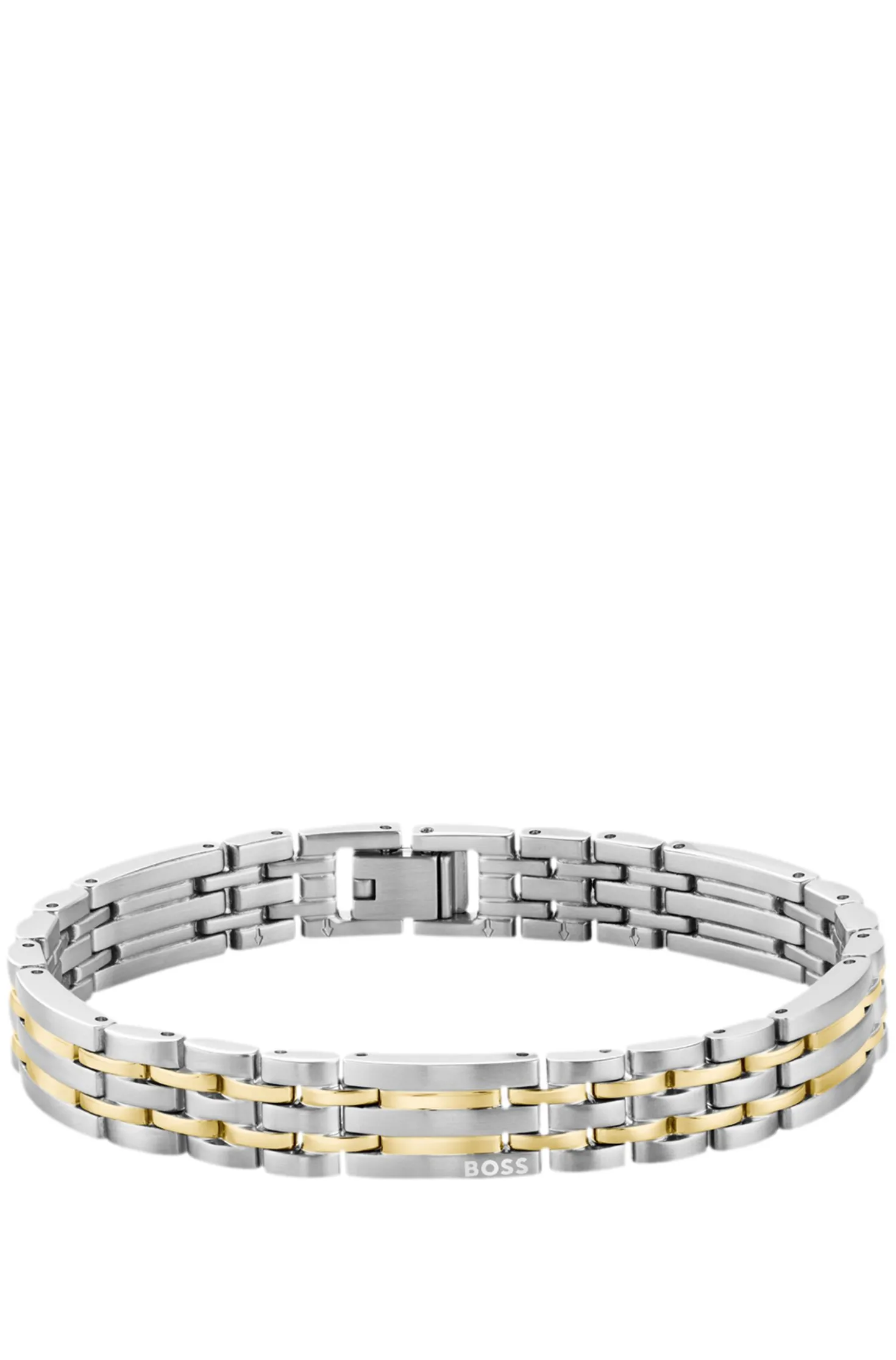 Zweifarbiges Armband mit mehrgliedrigem Design