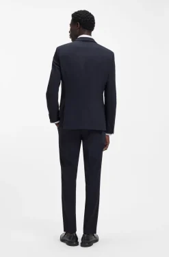 Zweiteiliger Slim-Fit Anzug aus Stretch-Gewebe