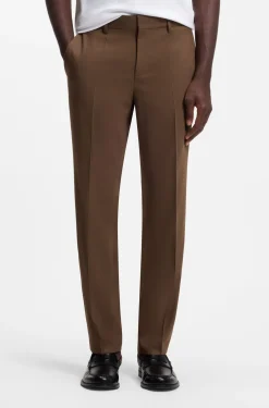 Zweiteiliger Slim-Fit Anzug aus Performance-Stretch-Twill