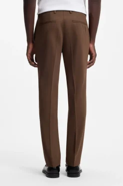 Zweiteiliger Slim-Fit Anzug aus Performance-Stretch-Twill