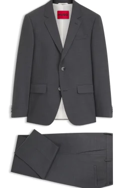 Zweiteiliger Slim-Fit Anzug aus Performance-Stretch-Twill